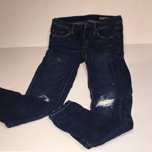 Blank NYC Mid Rise Skinny Jeans | Blue Denim | Distressed | Size 26